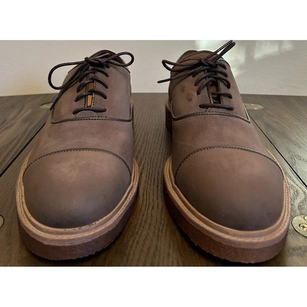 Vintage Foundry‎ Men's Lester Oxfords Shoe Brown Size 10